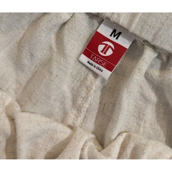 Tarse Lagenlook Linen Wide Leg Pants Sz M - Picture 4 of 4